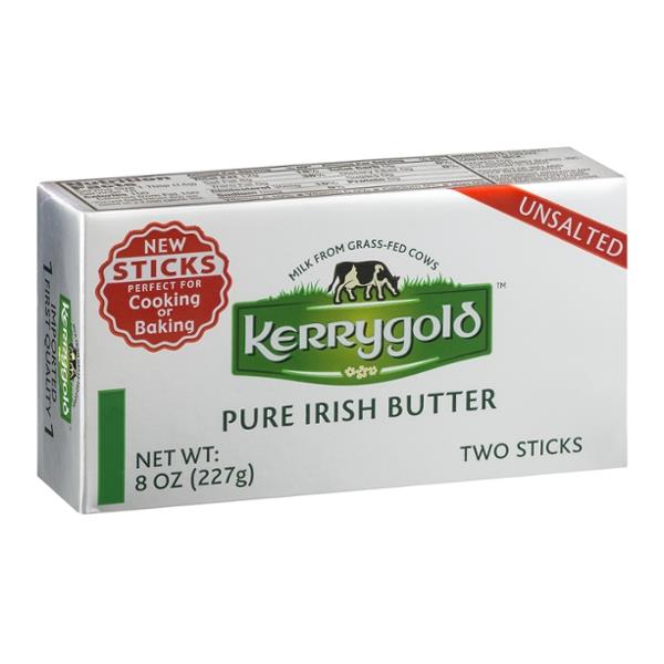 Kerrygold Pure Irish Butter Unsalted 2 CT HyVee Aisles Online