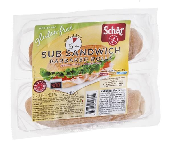 Schar Gluten Free Sandwich Rolls - 2 CT | Hy-Vee Aisles Online Grocery