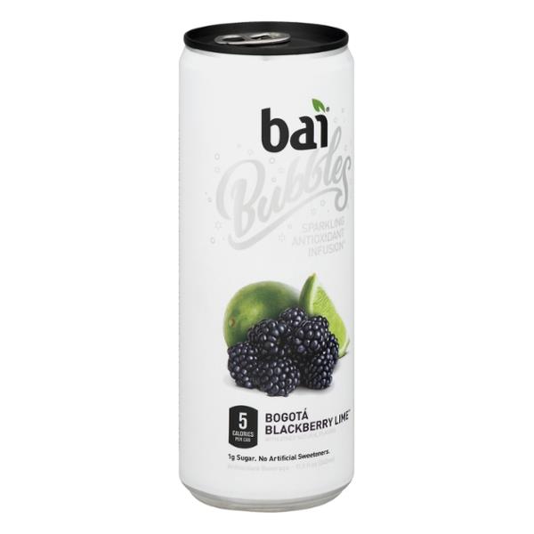 Bai Bubbles Sparkling Antioxidant Infusion Bogota Blackberry Lime | Hy