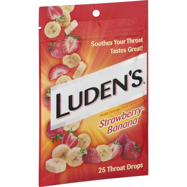 Luden's Throat Drops StrawberryBanana HyVee Aisles Online Grocery