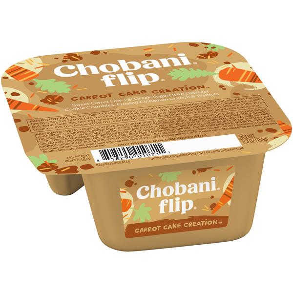 Chobani "Flip" Carrot Cake Creation LowFat Greek Yogurt HyVee