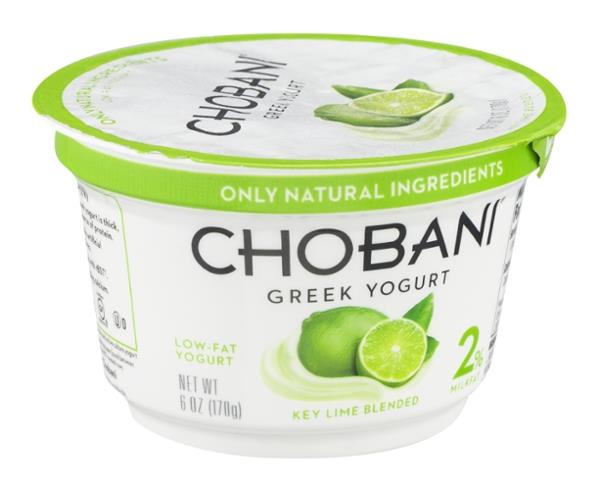Chobani Key Lime Greek Yogurt Nutrition Facts - NutritionWalls