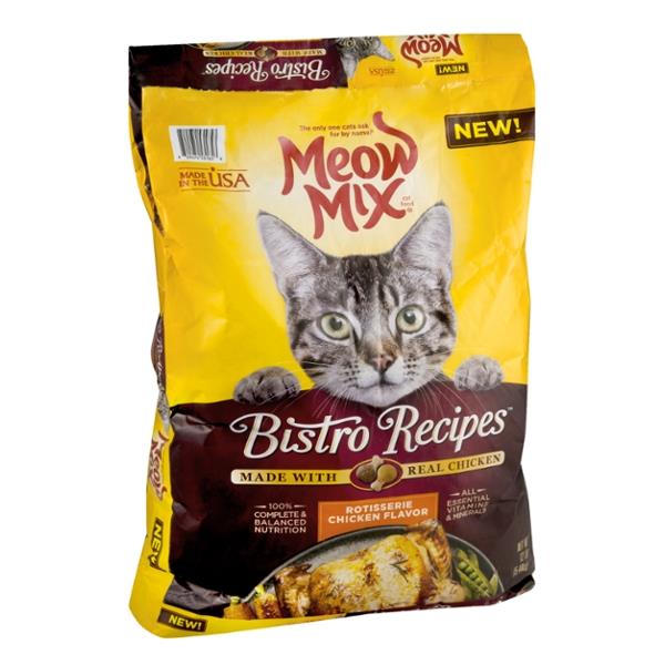 Meow Mix Cat Food Bistro Recipes Rotisserie Chicken Flavor | Hy-Vee ...