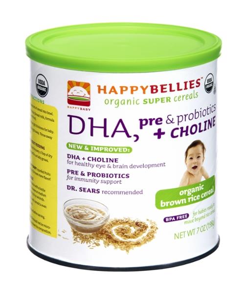 Happy baby organic probiotic baby cereal hot sale with choline