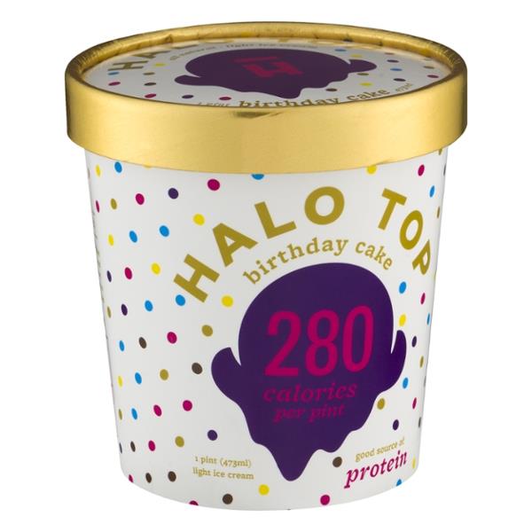 Halo Top Birthday Cake Light Ice Cream HyVee Aisles Online Grocery Shopping