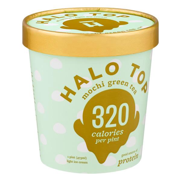 mochi green tea ice cream halo top