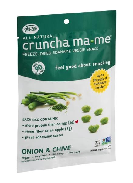 Cruncha Ma-Me Freeze Dried Edamame Onion & Chive Veggie