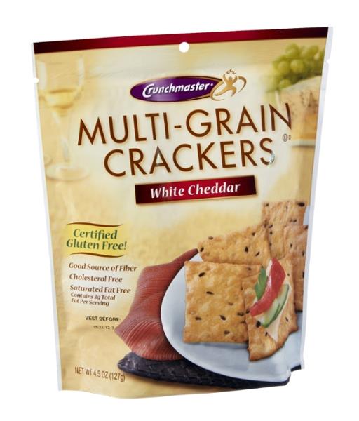 Crunchmaster White Cheddar MultiGrain Crackers HyVee Aisles Online Grocery Shopping