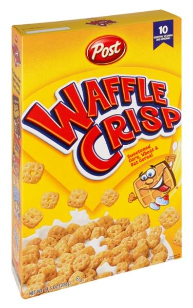 Post Waffle Crisp Sweetened Multi-Grain Cereal | Hy-Vee Aisles Online ...