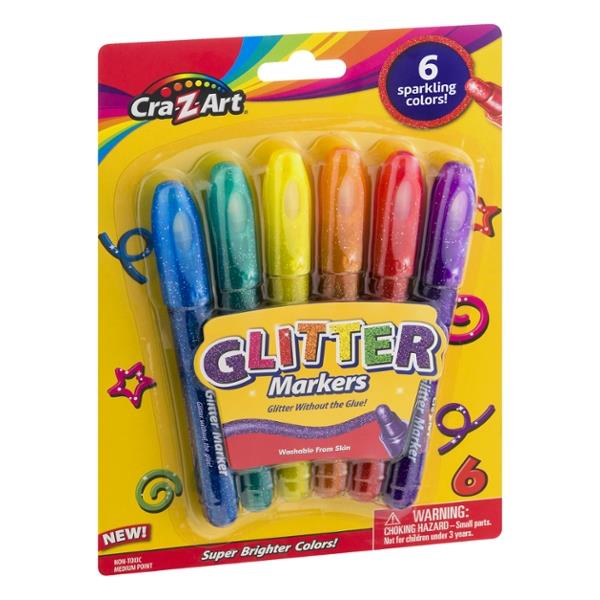 CraZArt Glitter Markers, Super Bright Colors HyVee Aisles Online