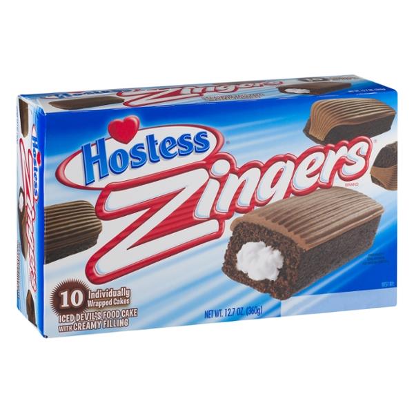 Hostess Iced Devil's Food Cake Zingers 10Ct HyVee Aisles Online