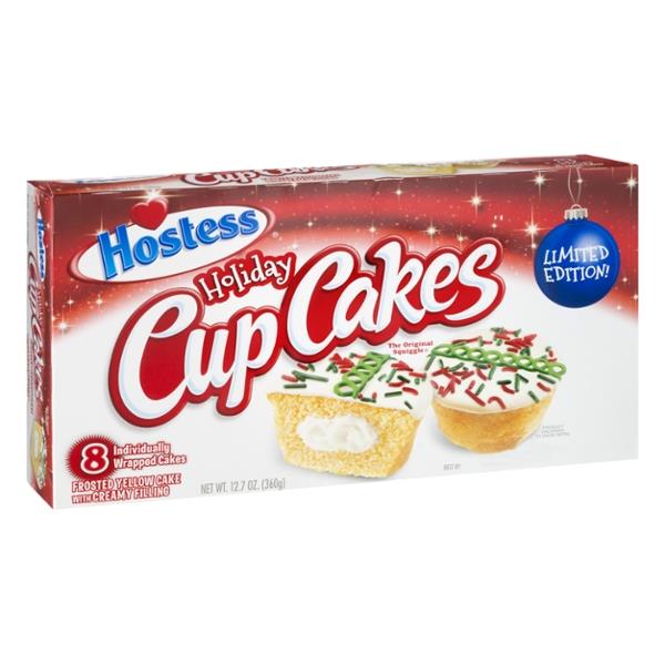 Hostess Holiday Cup Cakes 8Ct | Hy-Vee Aisles Online Grocery Shopping