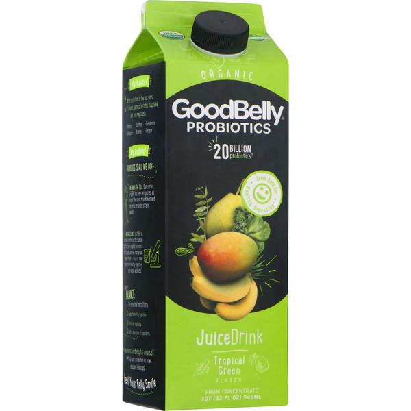 Juice Drink, Organic, Probiotics, Tropical Green HyVee Aisles Online Grocery Shopping