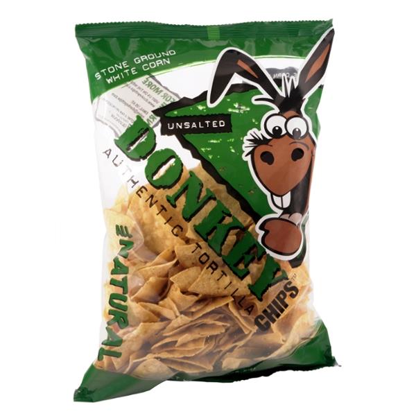 Donkey Chips Tortilla Chips, Authentic, Unsalted HyVee Aisles Online