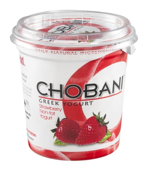 Chobani Strawberry Blended Non-Fat Greek Yogurt | Hy-Vee Aisles Online ...