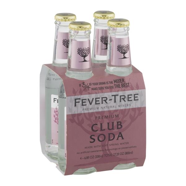 Fever Tree Premium Natural Mixers Club Soda 4Pk | Hy-Vee Aisles Online ...