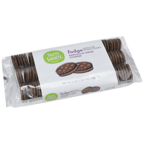 Thats Smart Fudge Sandwich Creme Cookies Hy Vee Aisles Online